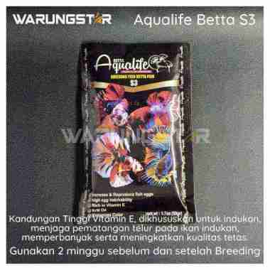 AQUALIFE BETTA S3 PELET CUPANG 50 GRAM / PAKAN CUPANG / PAKAN BETTA / MAKANAN CUPANG
