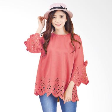 Jfashion Laser cut Corak Bunga Tero ... men Blouse - Fumiko Salem