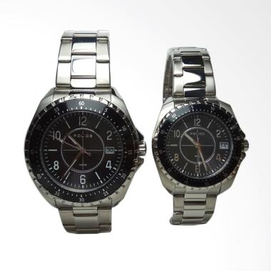 Police PL.13669MS/JS Stainless Steel Jam Tangan Couple - Silver