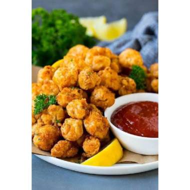 Fried shrimp popcorn udang goreng tepung pop renyah crispy - 500gr