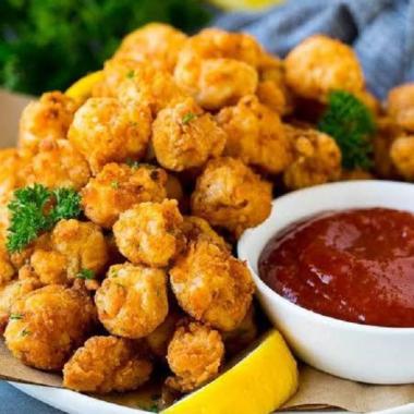 Fried shrimp popcorn udang goreng tepung pop renyah crispy - 1 kg