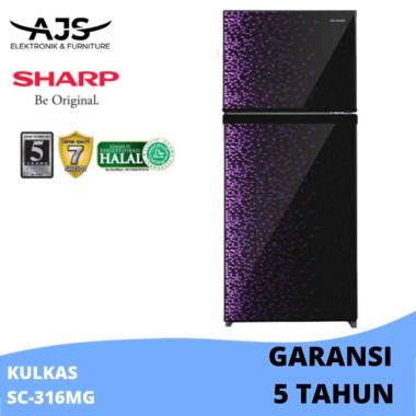 KULKAS SHARP 2 PINTU SJ 316MG GARANSI RESMI NO FROST