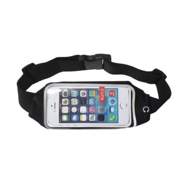 Anylinx Zipper Touch Waterproof Sport Waist Belt for iPhone 6 - Black