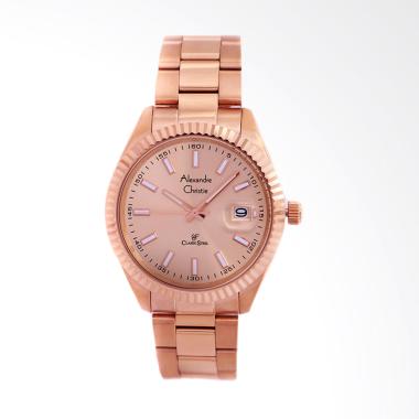 Alexandre Christie 5007 Stainless Steel Jam Tangan Wanita - Rosegold