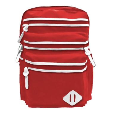 Bag & Stuf Oxfordia Casual Backpack Wanita - Merah