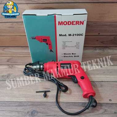 Mesin Bor Listrik 10mili Bolak Balik M 2100 M2100 M2100C Modern