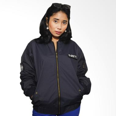 Tokowow NET TV Jaket Bomber Wanita - Navy