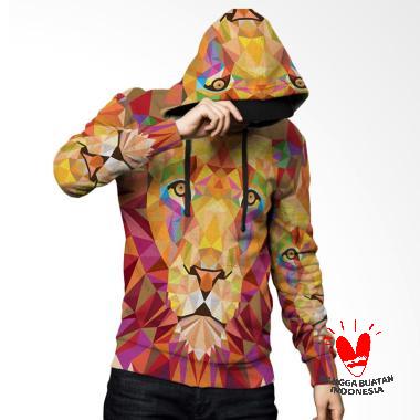 Fika Tema Lion 3D Full Print Sublim ... Jaket Hoodie Sweater Pria
