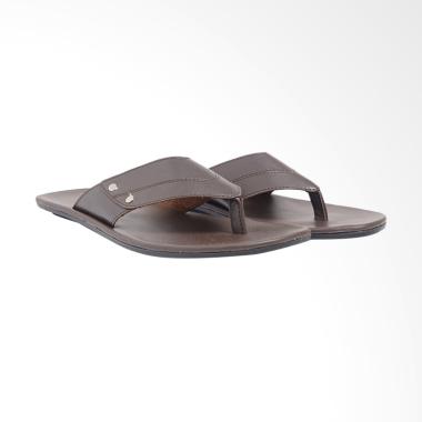 Dr.Kevin PU Leather Sandals Men - Brown 97186