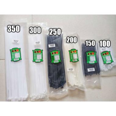 Kable ties 2.5 x 150mm,isi 100, cable ties Putih