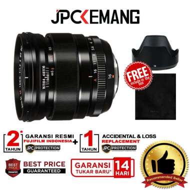 JPC KEMANG Fujifilm XF 16mm f/1.4 R WR / Lensa Fujifilm XF 16mm f/1.4 R WR GARANSI RESMI StandardPac