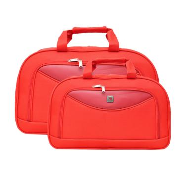 Polo Team 20048 dan 20049 Set Tas Travel - Merah