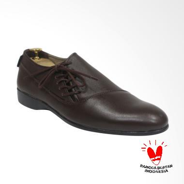 Handmade Cevany Megan Slip On Shoes Pria - Coklat