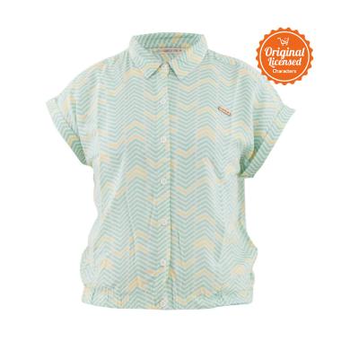 Surfer Girl Koko Shirt Kemeja Anak - Green
