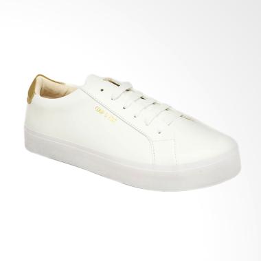 CDE Ceremonial Variasi Emas Sepatu Sneaker Wanita - Putih