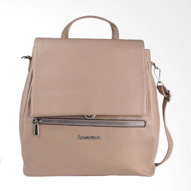 Lescatino Hansel Backpack Tas Ransel Wanita - Light Taupe