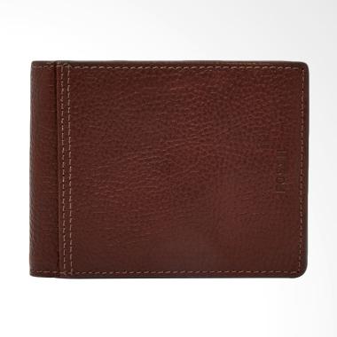 Fossil Tyler International Traveller Dompet Pria - Brown [SML 1502200]