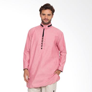 Zayidan Baju Muslim Gamis Yazid - Pink