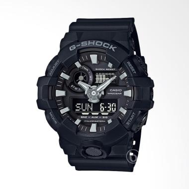 CASIO G-Shock New Edition Jam Tangan Pria- Black [GA-700-1B] Black