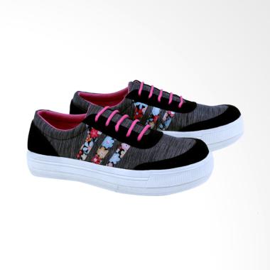 Garsel GK 6563 Sneakaer Sepatu Wanita - Hitam