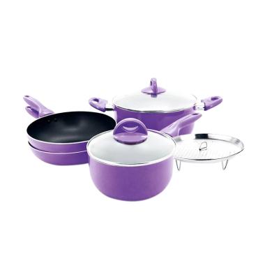 Supra Happy Cook Set Panci - Ungu [7 pcs]