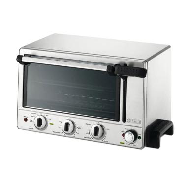 Delonghi EOP2046 Electric Oven Pemanggang Elektrik - Abu Hitam Abu/Hitam