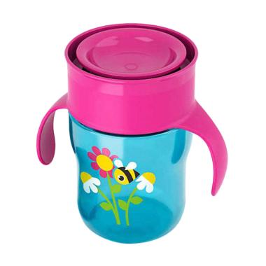 Philips Avent Grown Up Cup SCF782/20 Botol Minum 9M+ Bee - Blue Pink