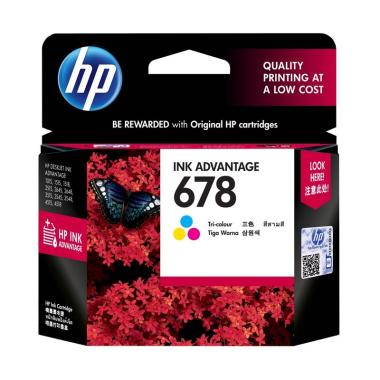 HP 678 Catridge - Colour Black Red