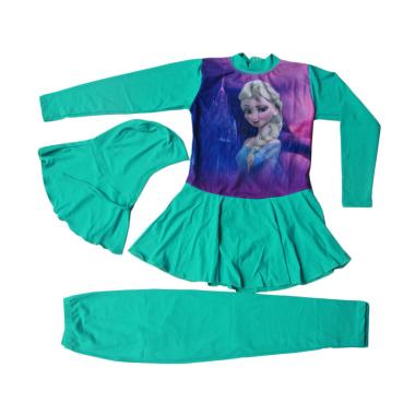 Rainy Collections Karakter Frozen Baju Renang Anak Muslim - Hijau