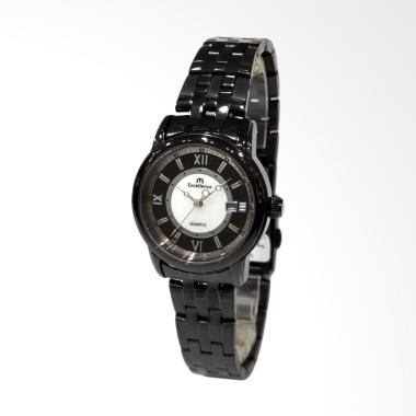 Excellence 8106LABBK Stainless Steel Bracelet Jam Tangan Wanita - Black Black