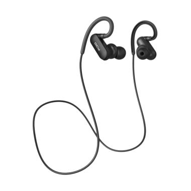 QCY QY31 Original Sport Ear Hook Li ... luetooth Earphone - Black