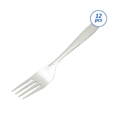 OEM Stainless Steel Garpu Makan / Paket Set Alat Makan Super Premium [12 pcs]