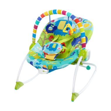 bright starts pretty pink safari bouncer