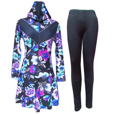 Rainy Collections Motif Bunga Baju Renang Wanita Muslim Dewasa