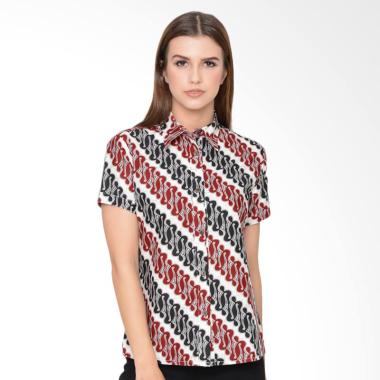 FBW Louisa Parang Batik Shirt Wanita - Merah