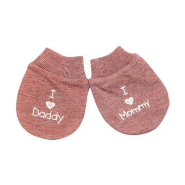 Cribcot I Love Daddy & I Love Mommy ... Misty Brown Broken White