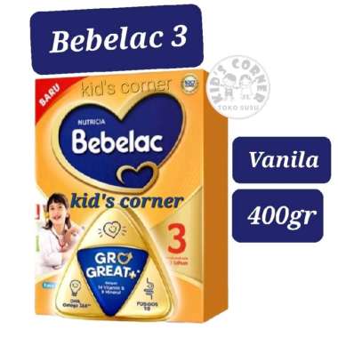 Promo Harga Bebelac 3 Susu Pertumbuhan Vanila 400 gr - Blibli