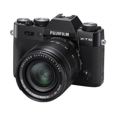 Fujifilm X-T10 18-55mm Hitam Kamera Mirrorless