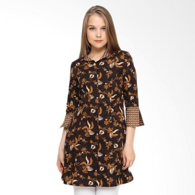 A&D Fashion Ms 82 Tunic Batik Atasan Wanita - Brown