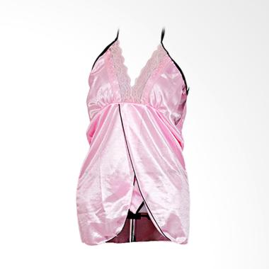 Deoclaus Sexy TLH Fashion Baju Tidur Wanita Lingerie - Pink