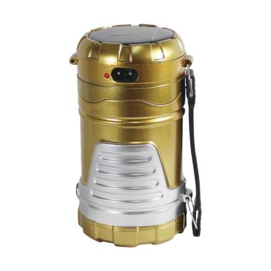 M2000 LED Flashlight Emergency Lamp Senter Multifungsi - Gold