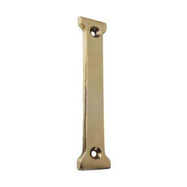 10cm Huruf Kuningan Papan Nama Pintu Meja Kantor / Brass Number - I