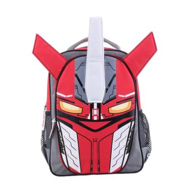 Catenzo Junior Transformer Backpack Tas Sekolah Anak Laki-Laki - Merah