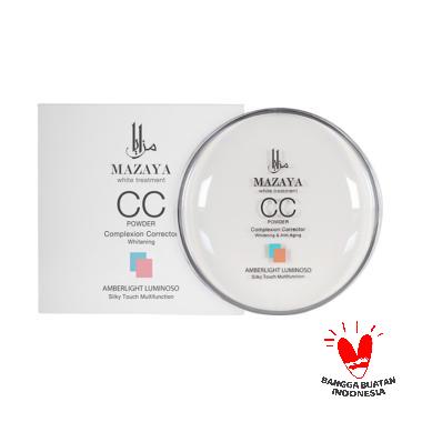 Mazaya CC Powder Complexion Corrector Whitening Amberlight Luminoso