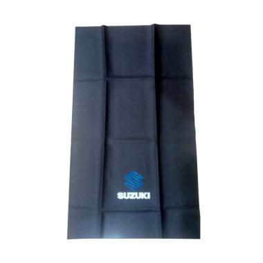 SJHOP Logo Suzuki Biru Cover Jok Motor - Hitam