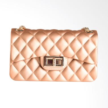 Biubiu Quilted Anna Small SCB 2 Sling Bag Wanita - Rose Gold