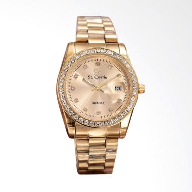 Saint Costie Jam Tangan Pria - Gold 060