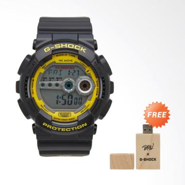 CASIO G-SHOCK Darker Than Wax Limit ... W-1DR] + Free USB Mixtape