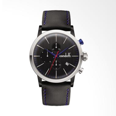 Condotti Perfetto Jam Tangan Pria - Hitam [CN1020-S03D04-L03]