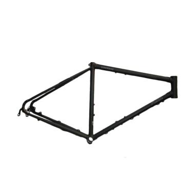 Folker Touring Frame Sepeda - Black [Size 48]